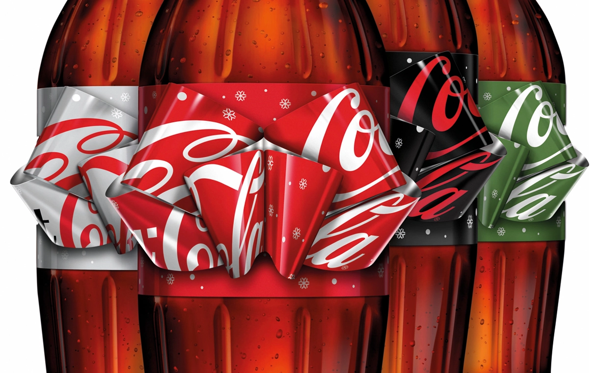 Coca-Cola v slávnostnom šate