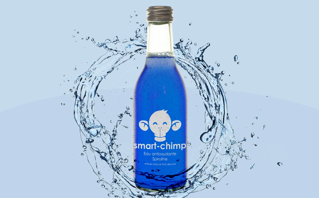 Smart-Chimp – prvá antioxidačná voda so spirulinou