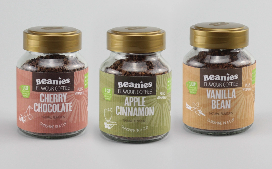 Instantná káva: Ochutená a s vitamínom D od Beanies